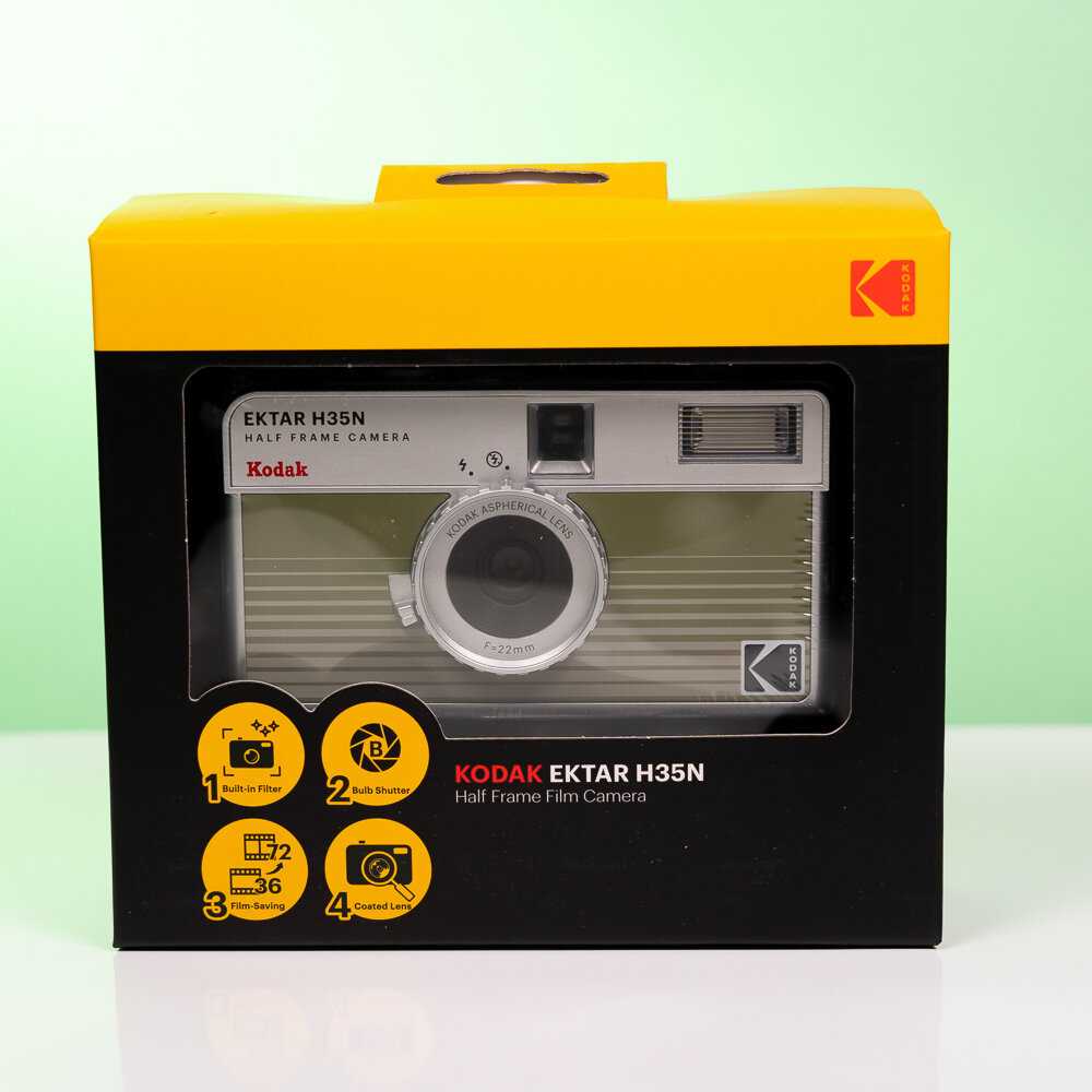Фотоаппарат пленочный Kodak H35N Ektar Half Frame 35mm Camera фотография 8
