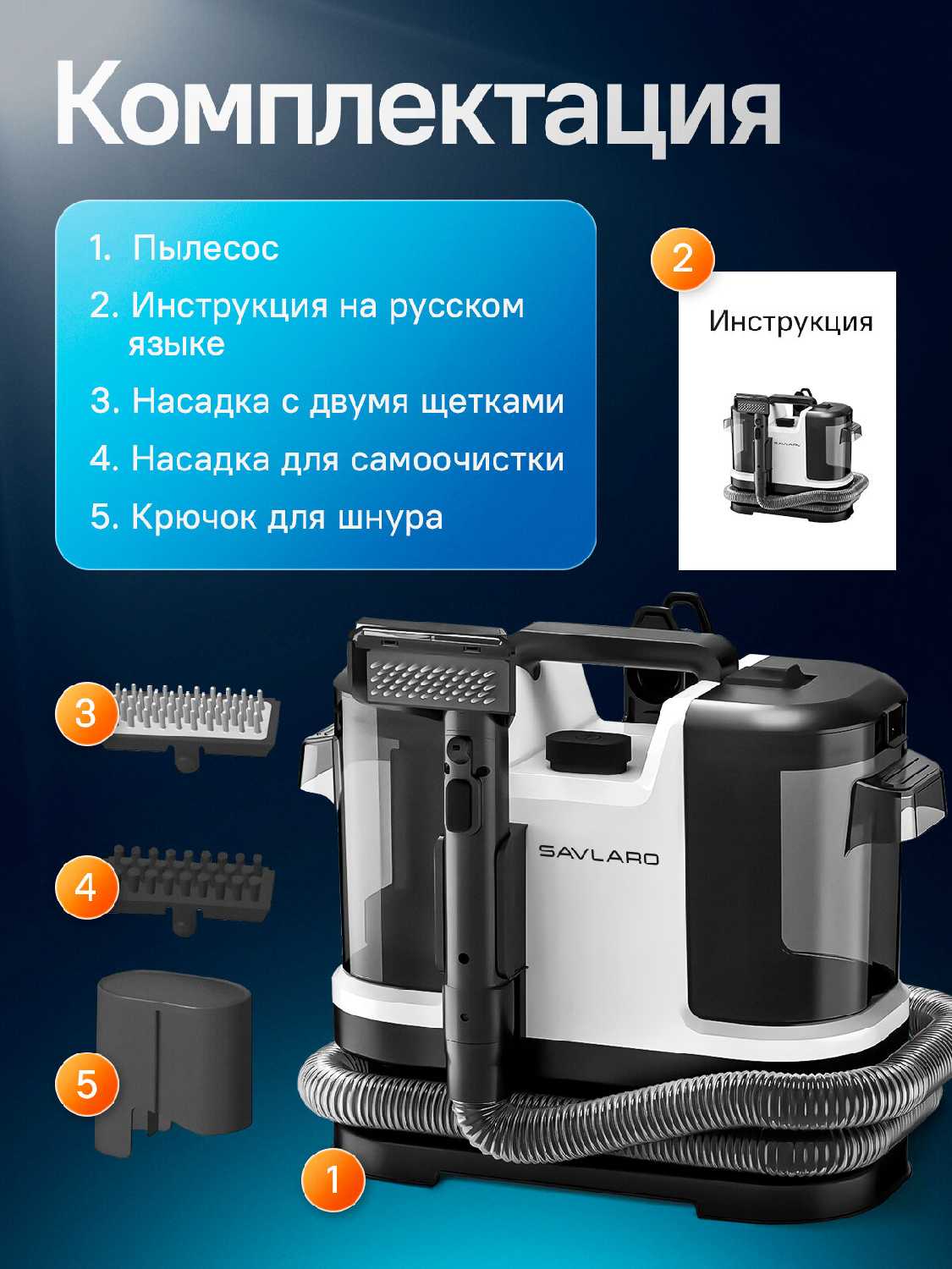 Моющий пылесос Savlaro фотография 13