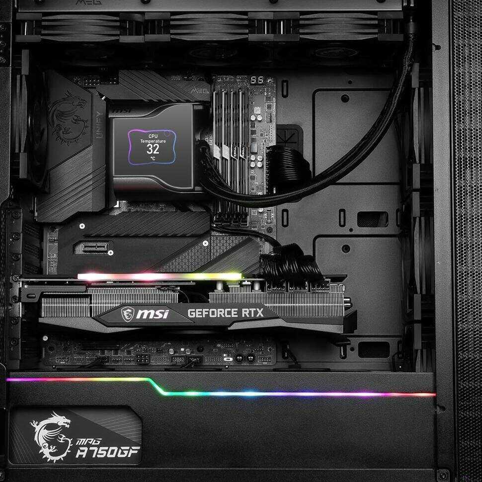 Система водяного охлаждения MSI MAG CoreLiquid S360 фотография 16