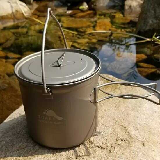 Титановый котелок Toaks 750мл фотография 4