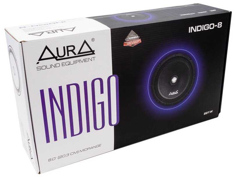 Динамики AurA INDIGO-8 / среднечастотные / эстрадные (громкие) / 20 см. (8 дюйм) / защитные сетки / 2 шт. фотография 5