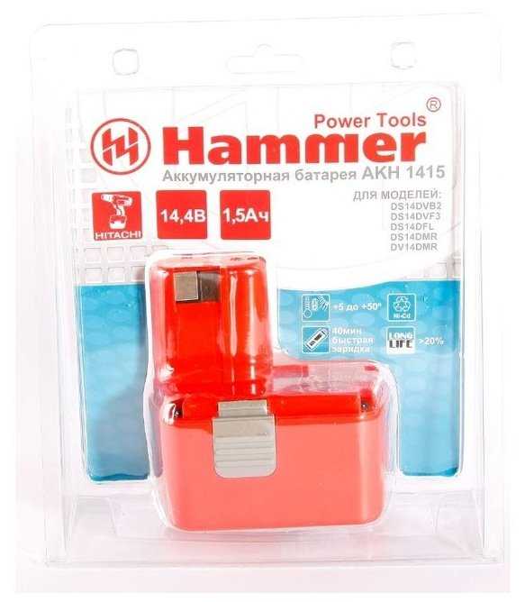 Аккумуляторный блок Hammer Akh1415 14.4 В 1.5 А·ч фотография 2