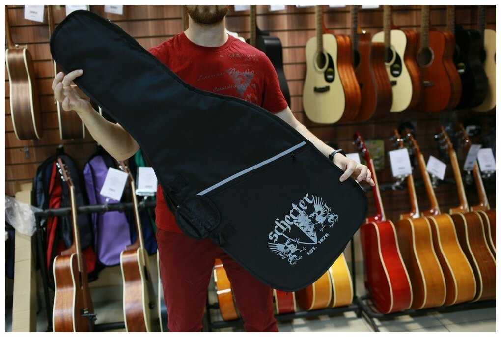 Schecter SGR 006 BLK электрогитара с чехлом, черная фотография 5