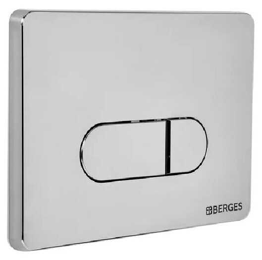 Инсталляция BERGES Novum 525 для монтажа подвесного унитаза кнопка D3 хром глянец фотография 4