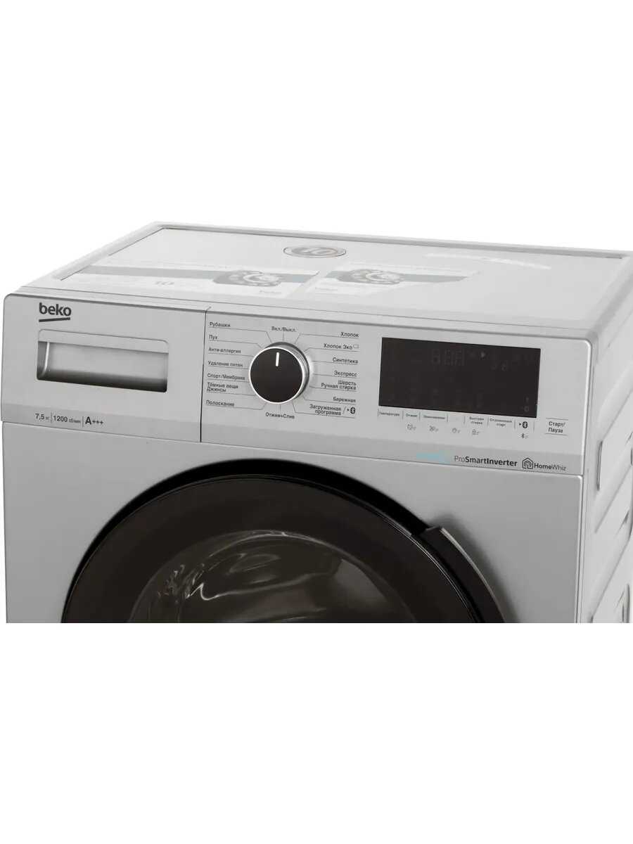 Стиральная машина BEKO WSPE7H616S фотография 4