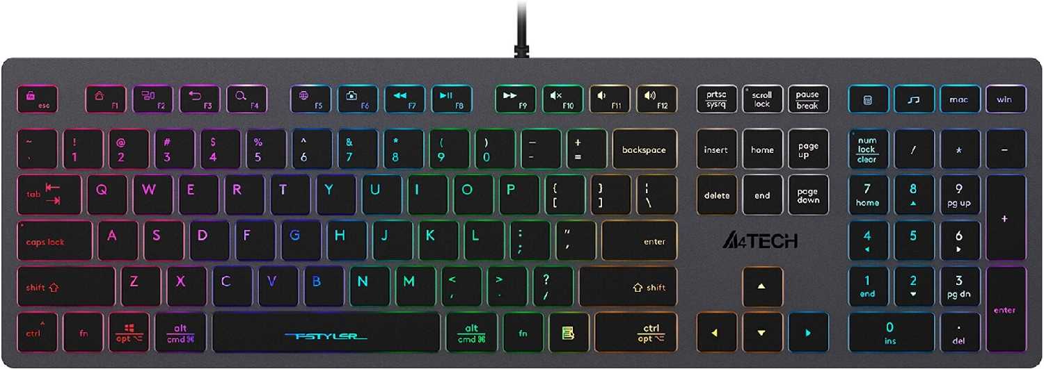 Клавиатура A4Tech Fstyler FX60H