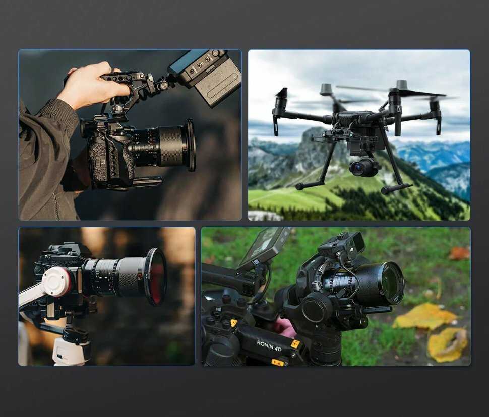 Объектив Sirui Saturn 50mm T2.9 1.6x FF Anamorphic (E-mount) фотография 1