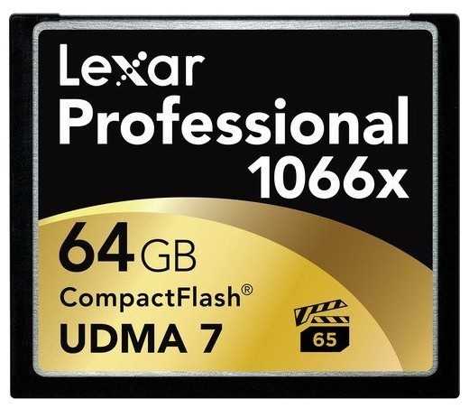 Карта памяти Lexar Professional 1066x CompactFlash фотография 2