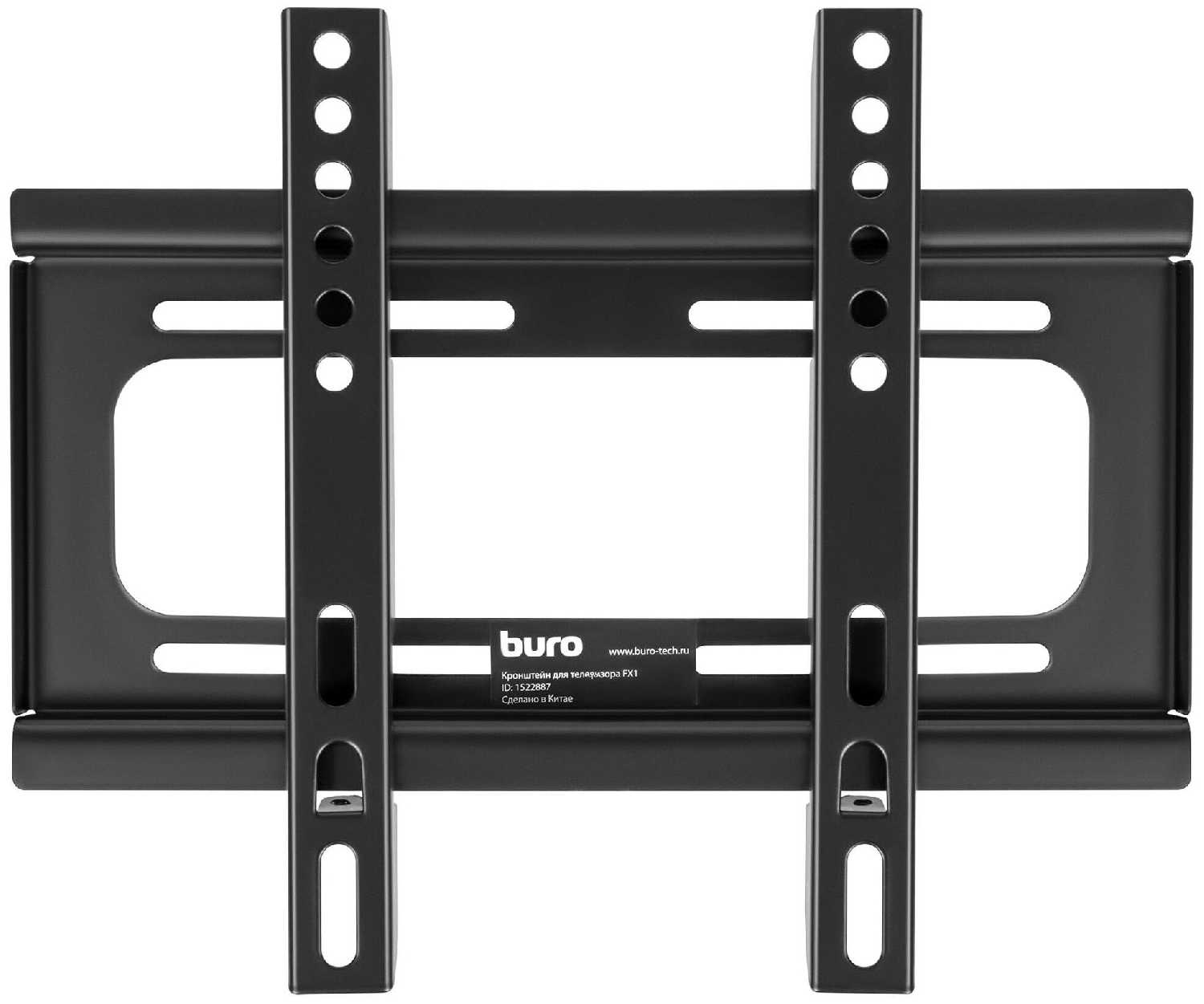 Кронштейн для телевизора Buro FX1 черный 15