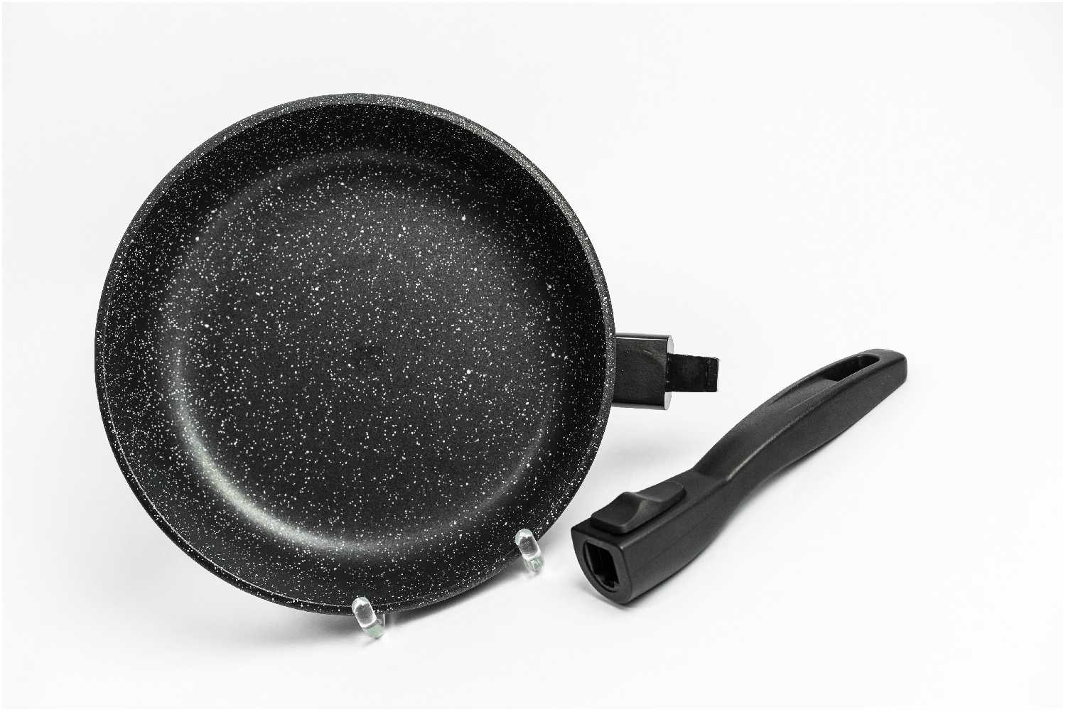 Сковорода глубокая 22 см с крышкой, съемная ручка PanMaster фотография 2