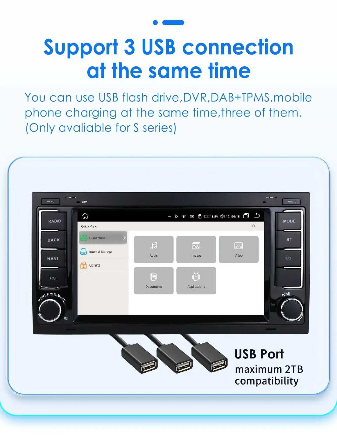 Автомагнитола Carplay Android для Volkswagen VW Touareg Multivan T5 Transporte 2004-2011 (7862) фотография 4
