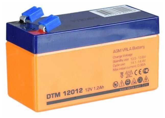 Аккумуляторная батарея DELTA Battery DTM 12012 (12В) фотография 16