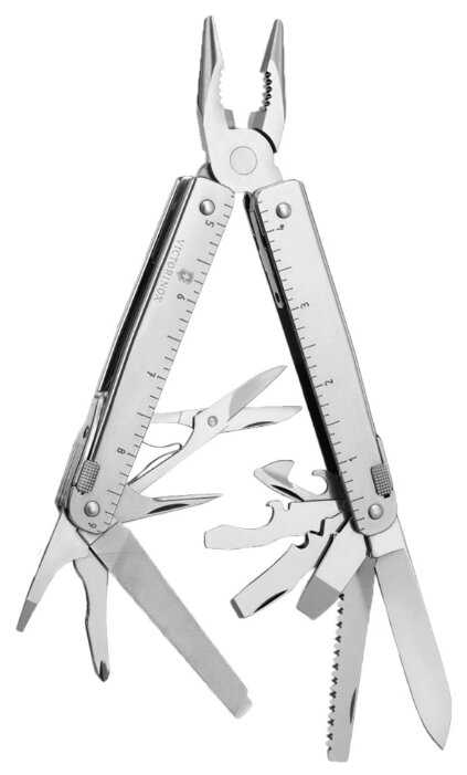Мультитул пассатижи VICTORINOX SwissTool X 3.0327.N с чехлом