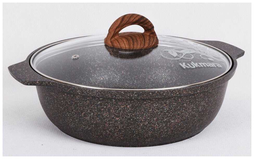 Кастрюля-жаровня Kukmara Granit Ultra фотография 13