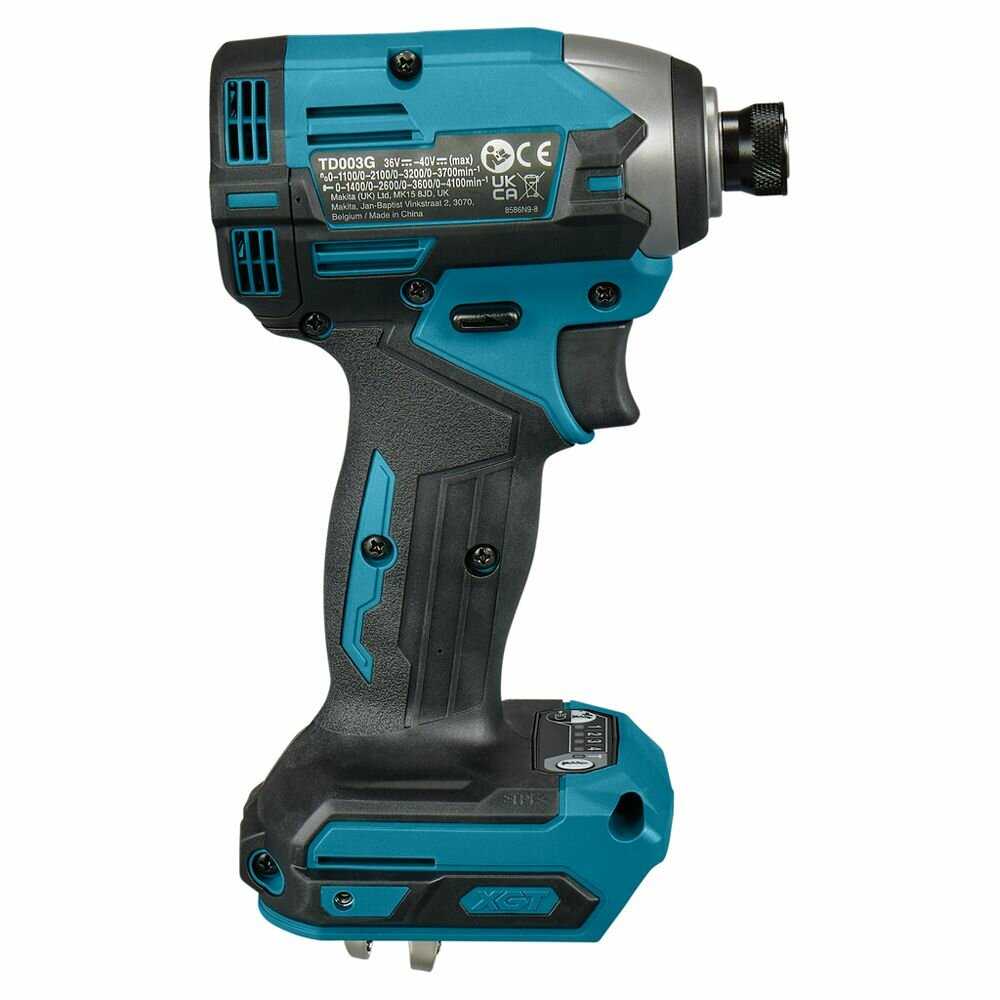 Импульсный аккумуляторный шуруповерт Makita TD003G [40V XGT 210Нм] [D101] фотография 4