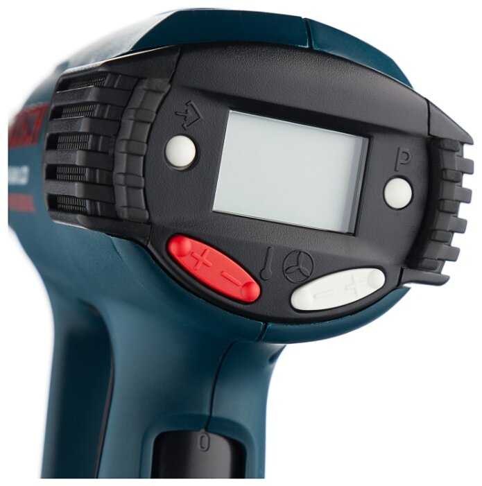 Профессиональный строительный фен BOSCH GHG 660 LCD Professional nozzle x5 Case фотография 6