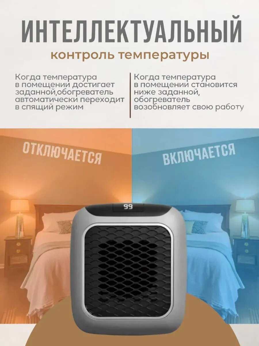 Обогреватель Тепловентилятор с LED дисплеем фотография 1