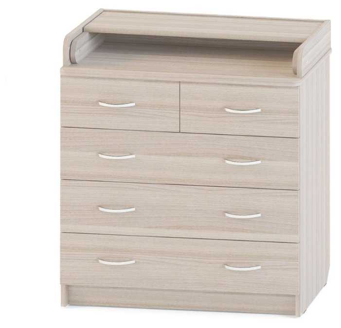 Пеленальный комод Атон Мебель Сириус 80/5 ЛДСП фотография 1
