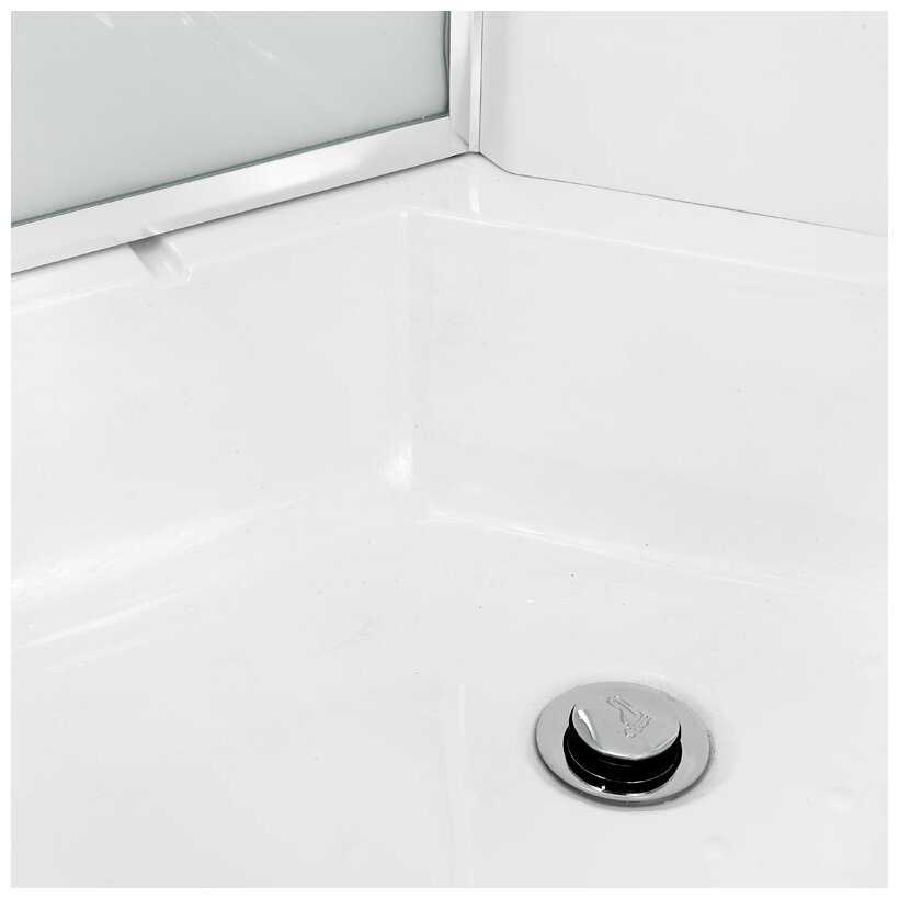 Душевая кабина Deto ЕМ2710 с LED-подсветкой средний поддон 100см*100см фотография 3