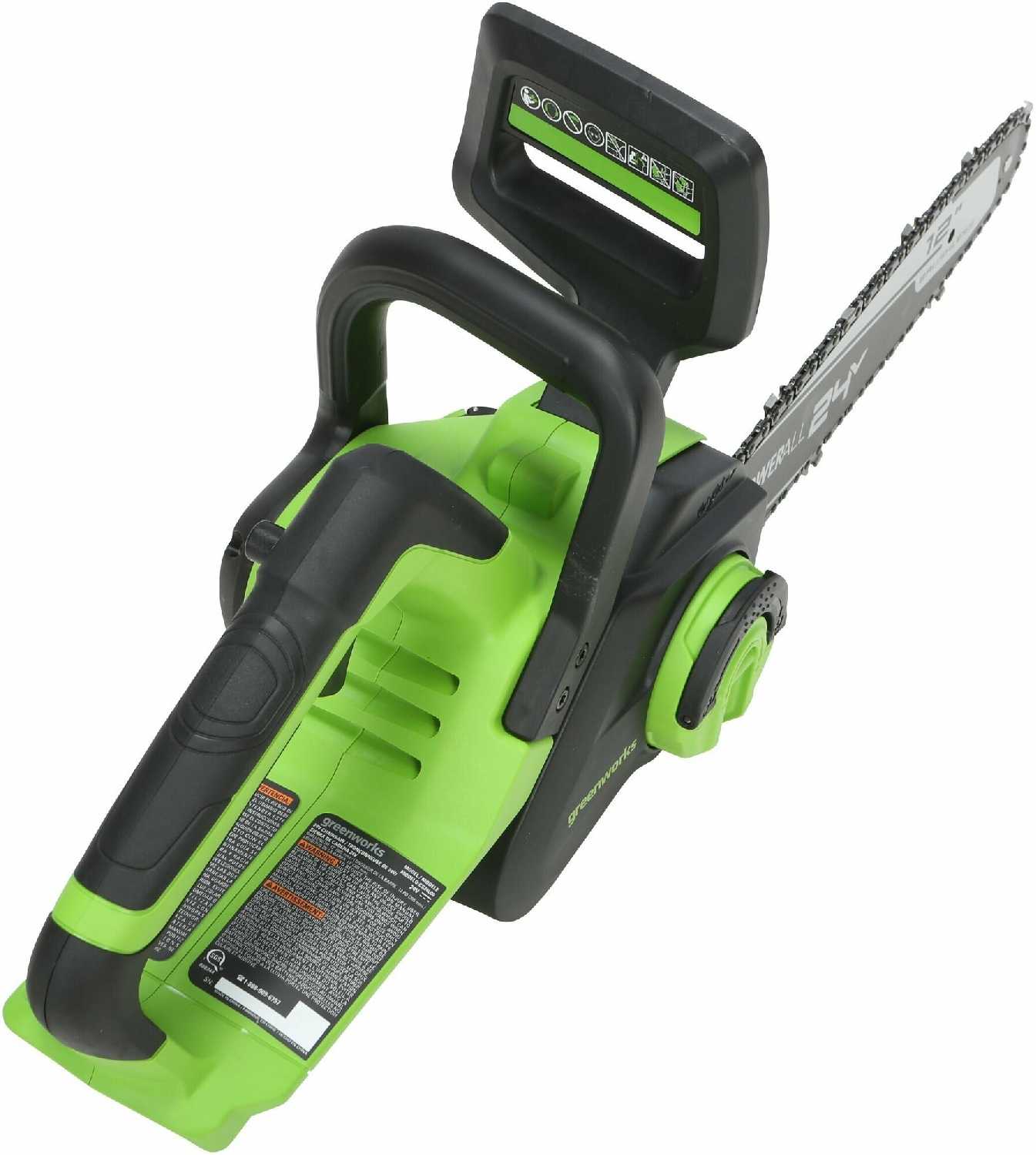 Пила аккумуляторная Greenworks GD24CS30 (2007007) фотография 16