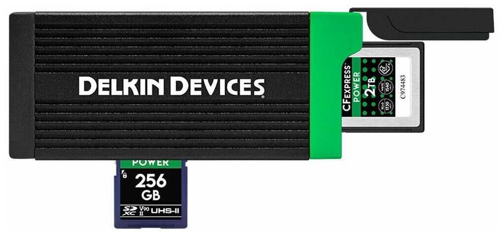 Картридер Delkin Devices CFexpress Type B / SD UHS-II USB [DDREADER3] фотография 2