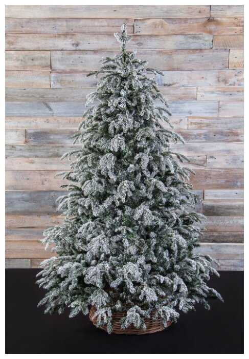 Ель искусственная Black Box Стильная Заснеженная фотография 1