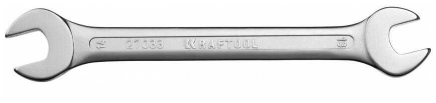 Ключ рожковый Kraftool 27033-13-14, 13 мм х 14 мм фотография 4