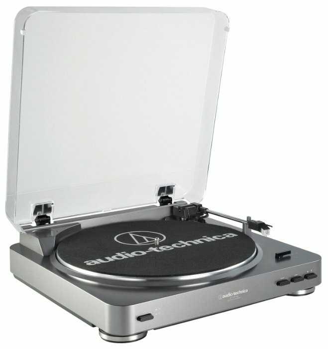 Виниловый проигрыватель Audio-Technica AT-LP60 USB фотография 2