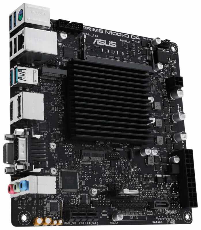 Материнская плата ASUS Prime N100I-D D4-CSM [Intel N100] [DDR4] [mini-ITX] фотография 4