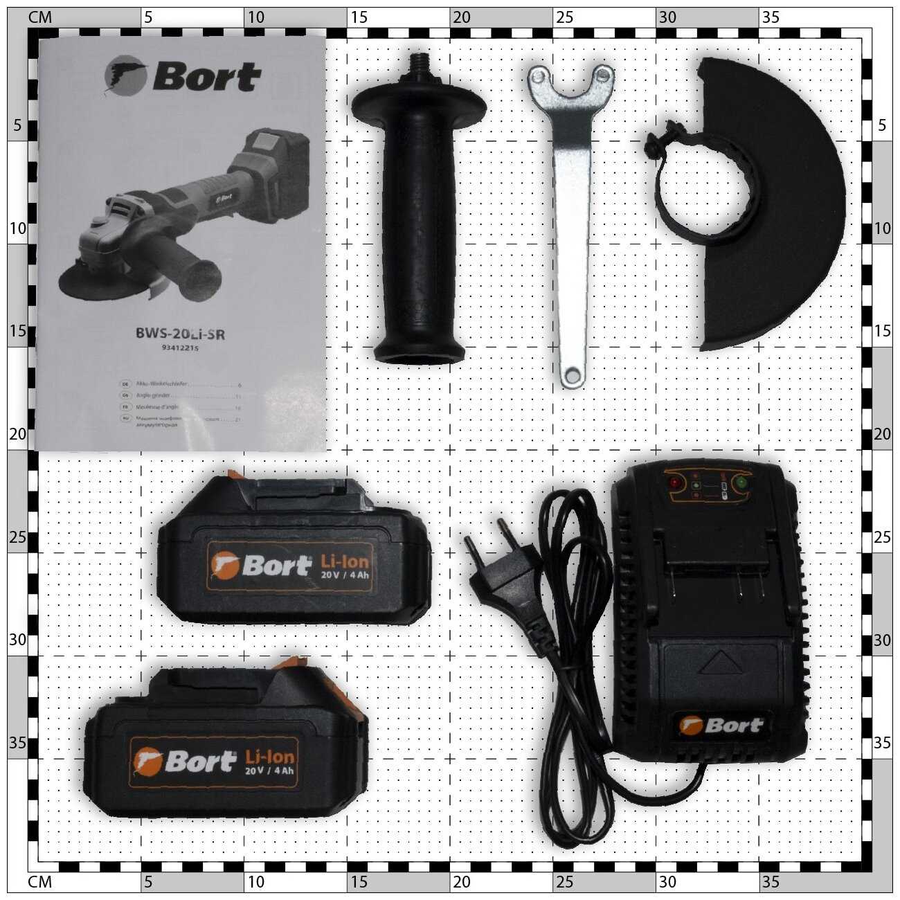 Аккумуляторная УШМ Bort BWS-20Li-SR, 125 мм фотография 6