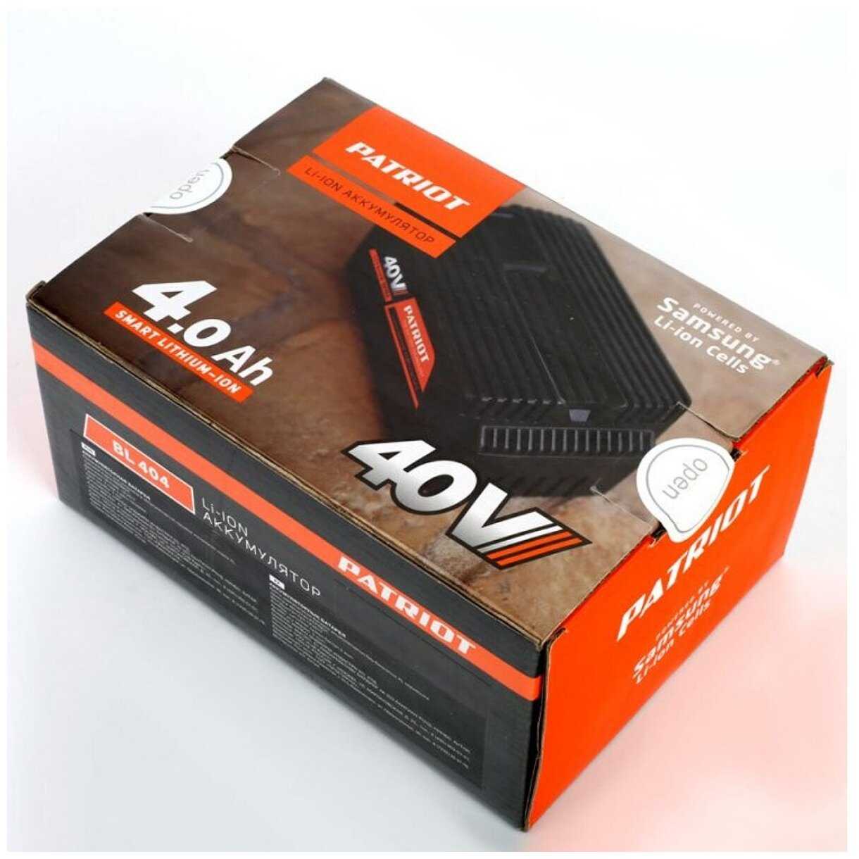 Аккумулятор PATRIOT BL404 (Li-Ion 40 В) фотография 4