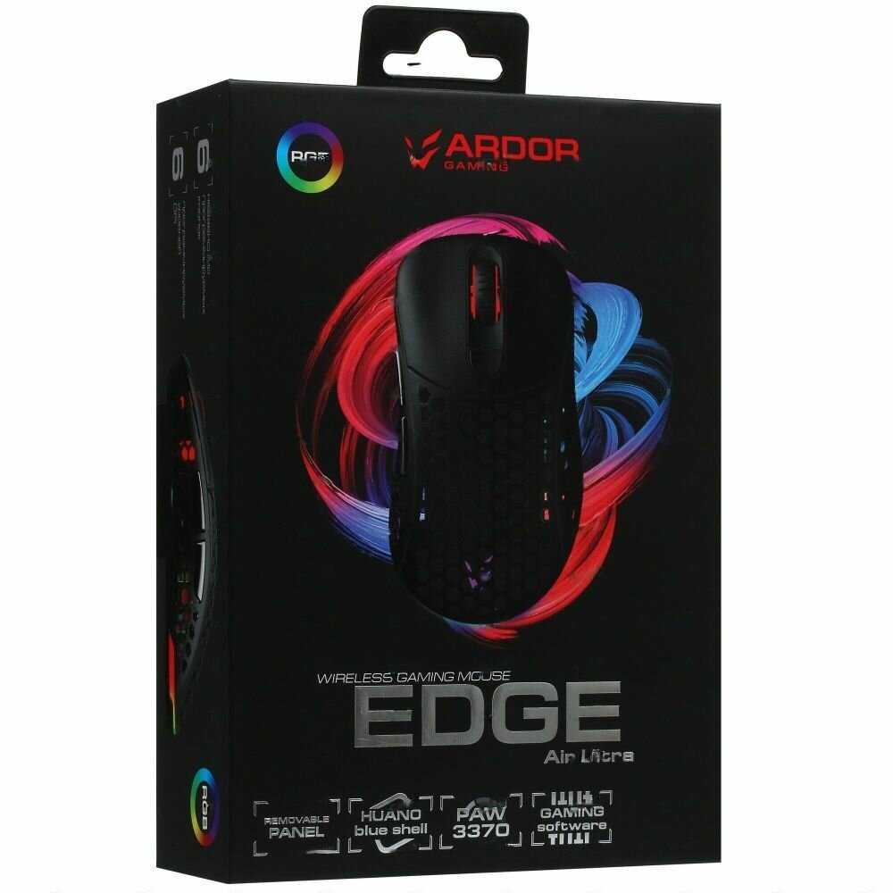 Беспроводная мышь ARDOR GAMING Edge Air Ultra (ARDW-EGA3370-BK) фотография 9