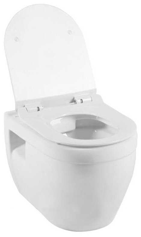 Чаша унитаза подвесная Aquanet Glide-W CL-11042 с горизонтальным выпуском фотография 5