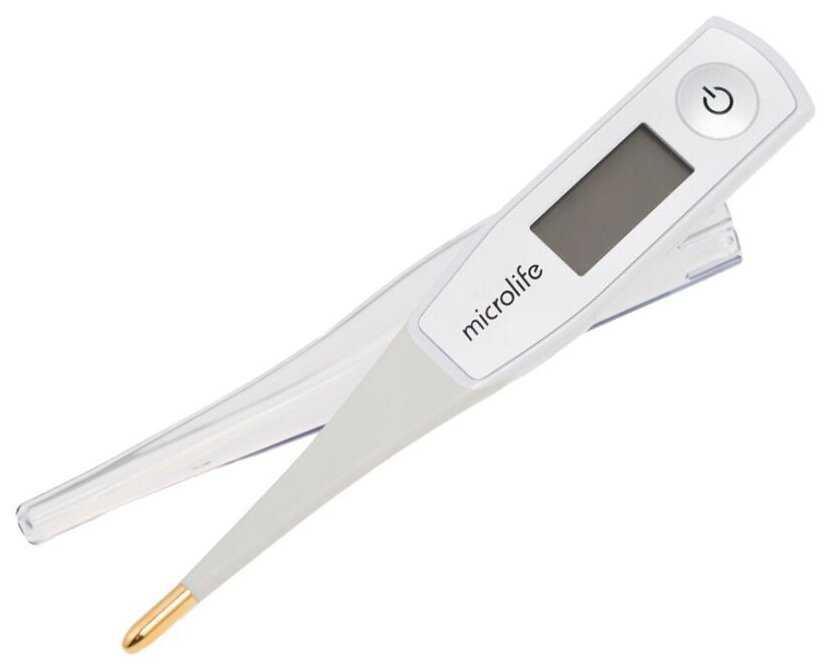 Термометр электронный цифровой медицинский Microlife MT 550 с быстрым измерением фотография 1
