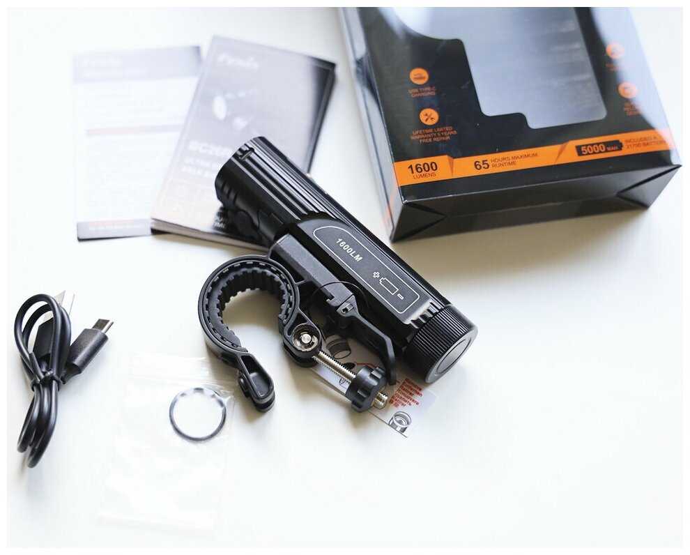 Велофара Fenix BC26R + задний фонарь BC05R v2.0 фотография 10