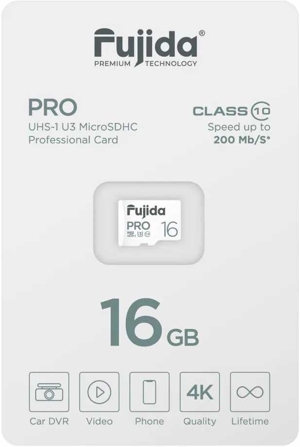 Карта памяти Fujida Pro micro SDHC (200 МБ/с) фотография 1