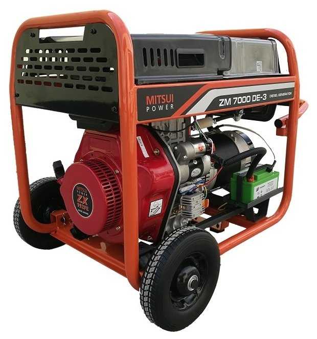 Дизельный генератор Mitsui Power ECO ZM7000-DE3, (6500 Вт) фотография 1
