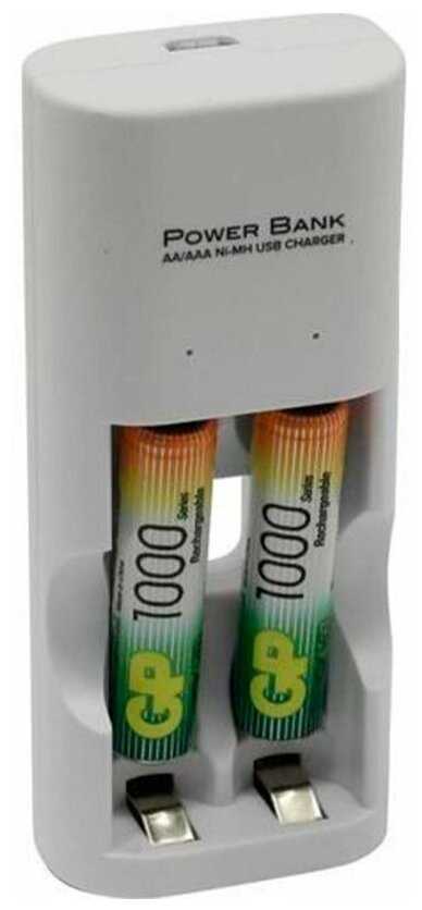 Зарядное устройство GP Rechargeable 1000 Series AAA фотография 1
