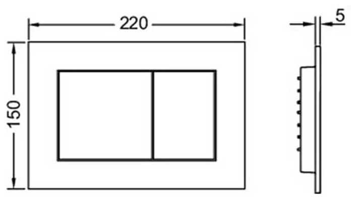 Рамная инсталляция TECE TECEbase 2.0 с панелью смыва TECEnow фотография 11