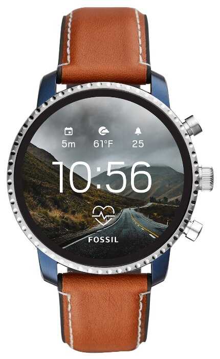 Умные часы FOSSIL Gen 4 Smartwatch Explorist HR (leather) фотография 3