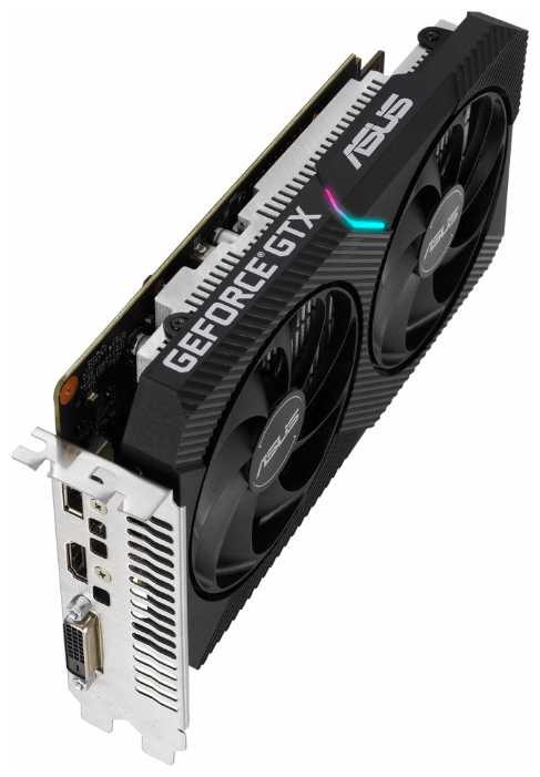 Видеокарта ASUS DUAL GeForce GTX 1650 MINI OC 4GB, DUAL-GTX1650-O4GD6-MINI фотография 3
