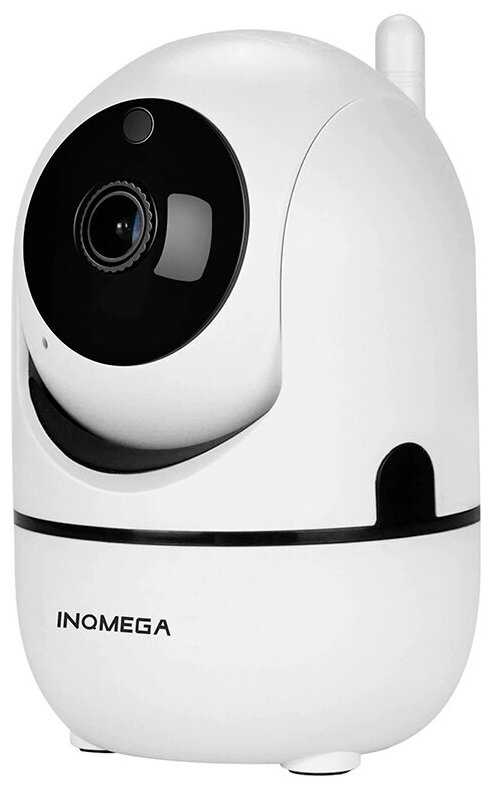 INQMEGA Облачная поворотная Wi-Fi камера INQMEGA (1080p) с функцией слежения за объектом белая
