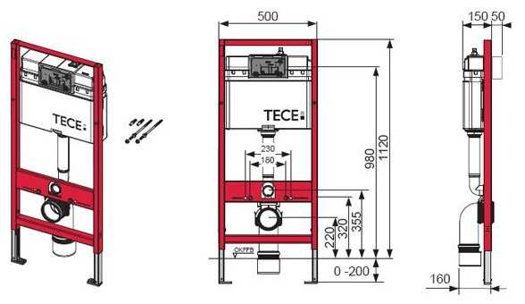 Рамная инсталляция TECE base 2.0 (9400412) фотография 4