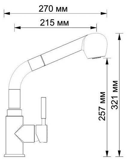 Смеситель Wasserkraft Wern 4266 фотография 9