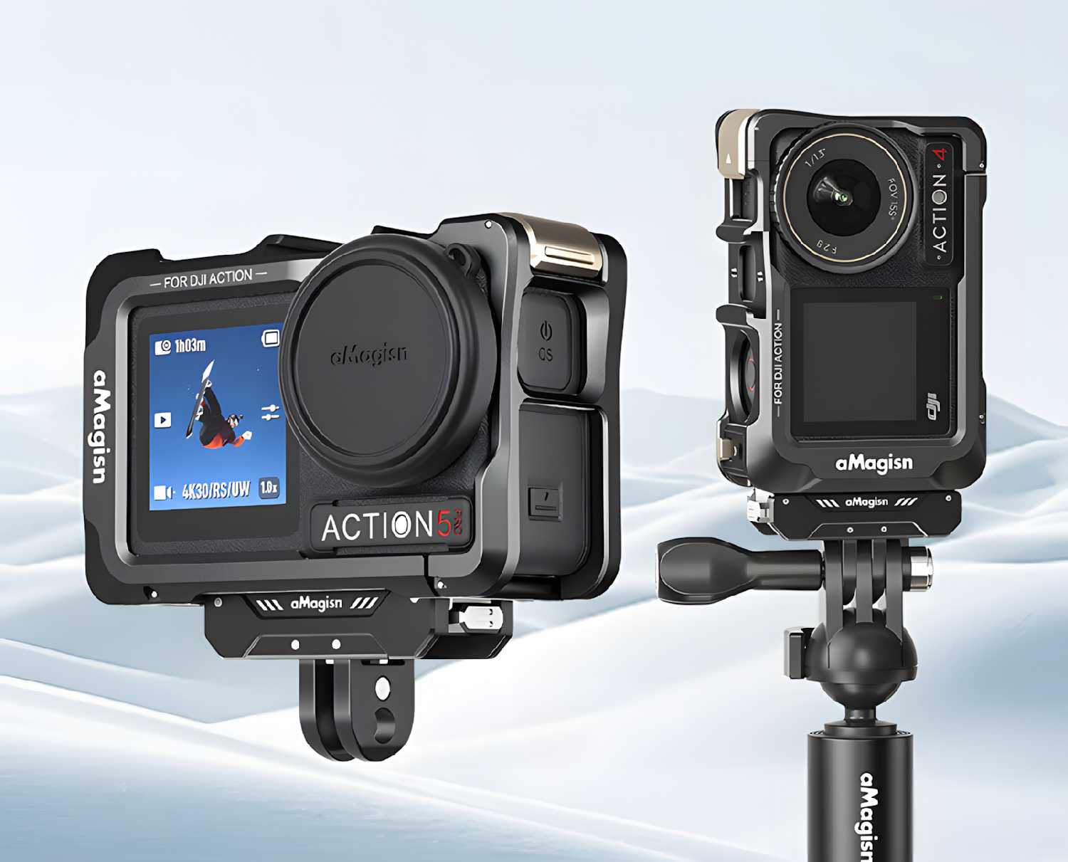 AMagisn amai dajiang DJI Action5Pro/4/3 Metal rabbit cage (advanced version) фотография 15