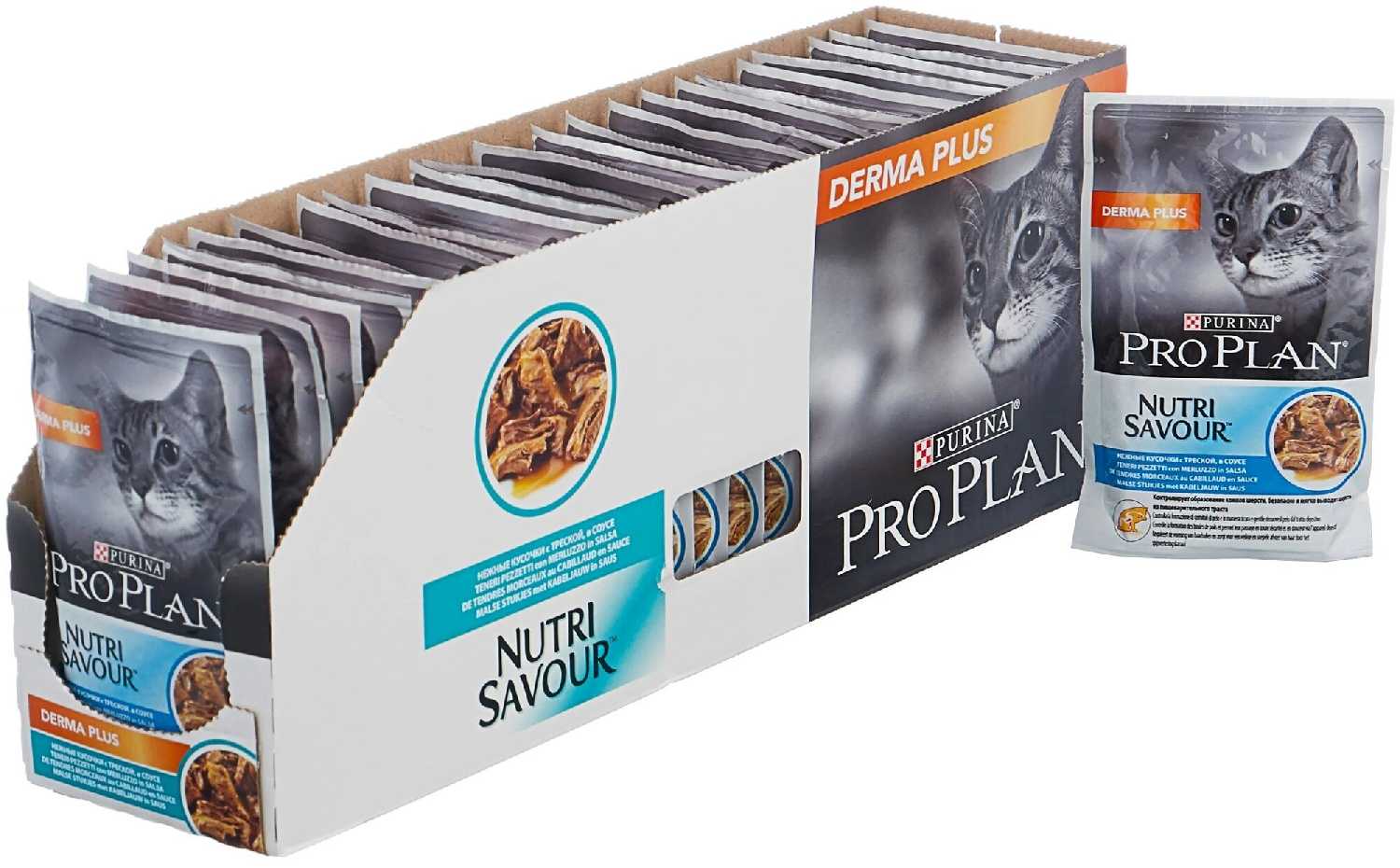 Корм для кошек Pro Plan Nutri Savour с треской фотография 10