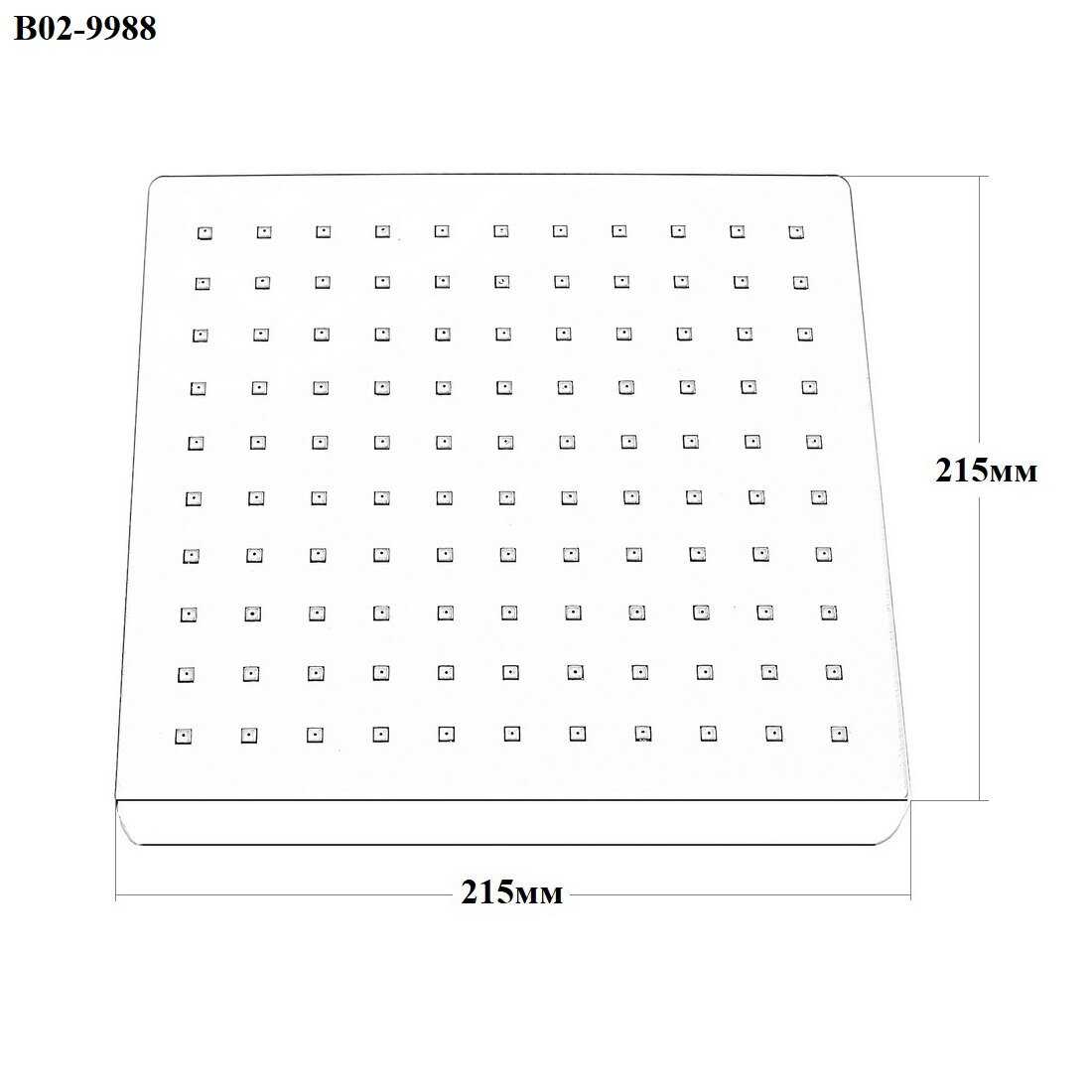 Верхний душ BOND Cube (B02-9988) фотография 13