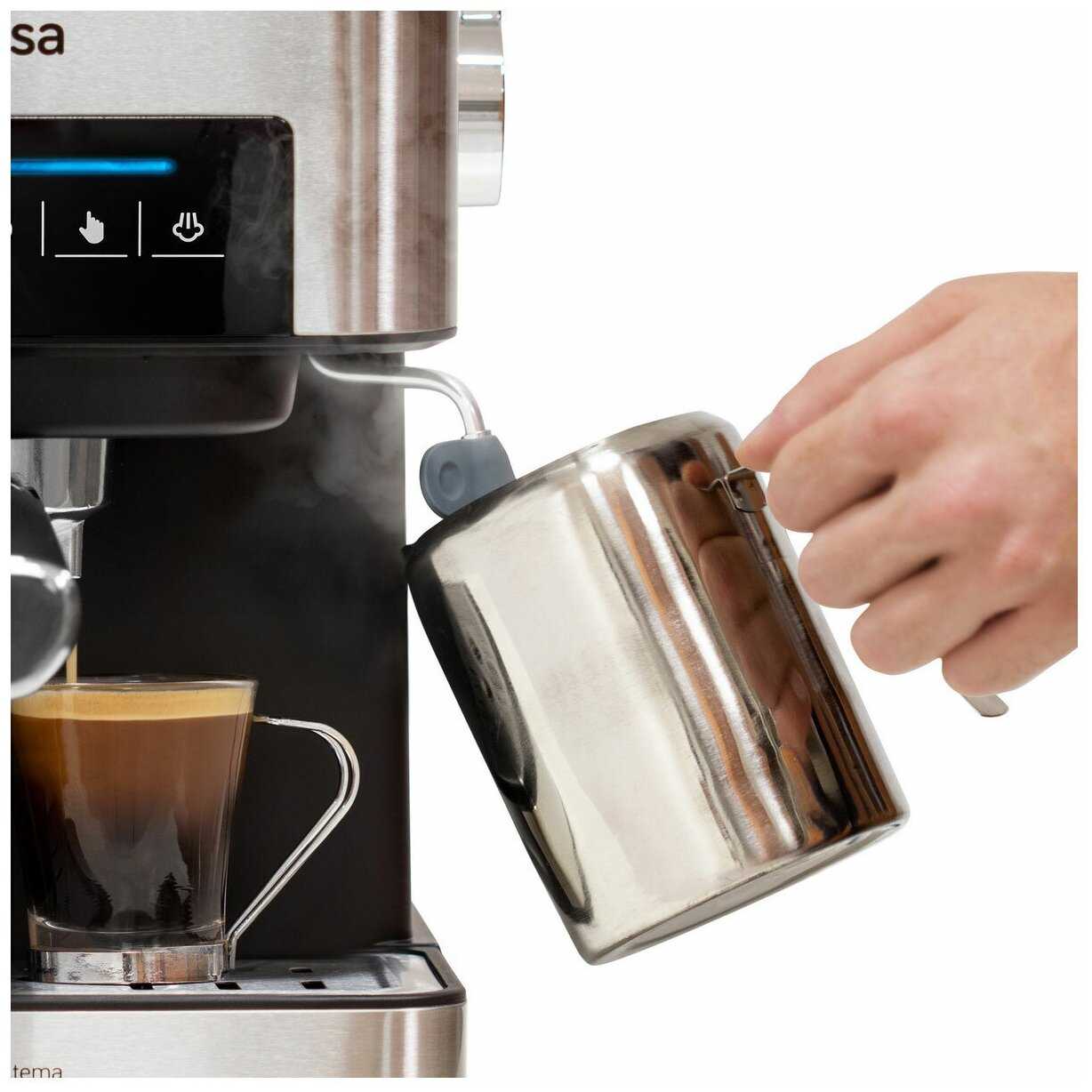 Кофеварка рожковая Ufesa CE7255, черный фотография 6