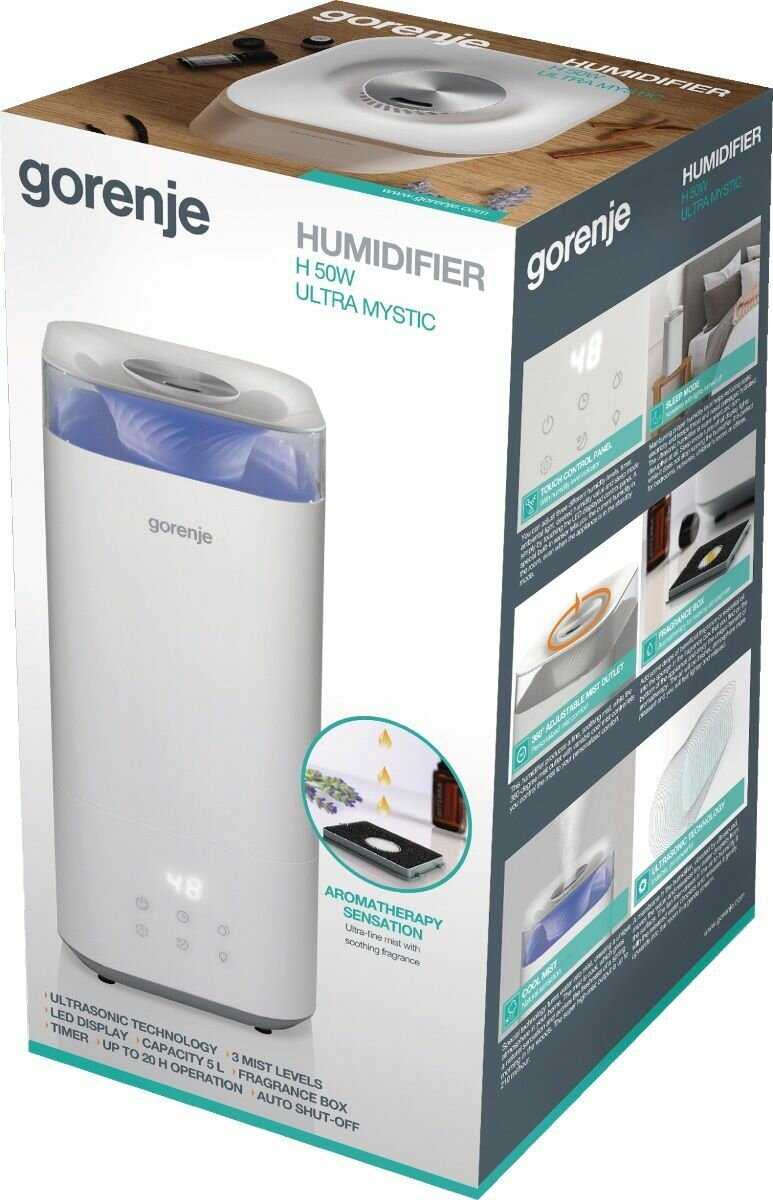 Увлажнитель воздуха GORENJE H50W фотография 10