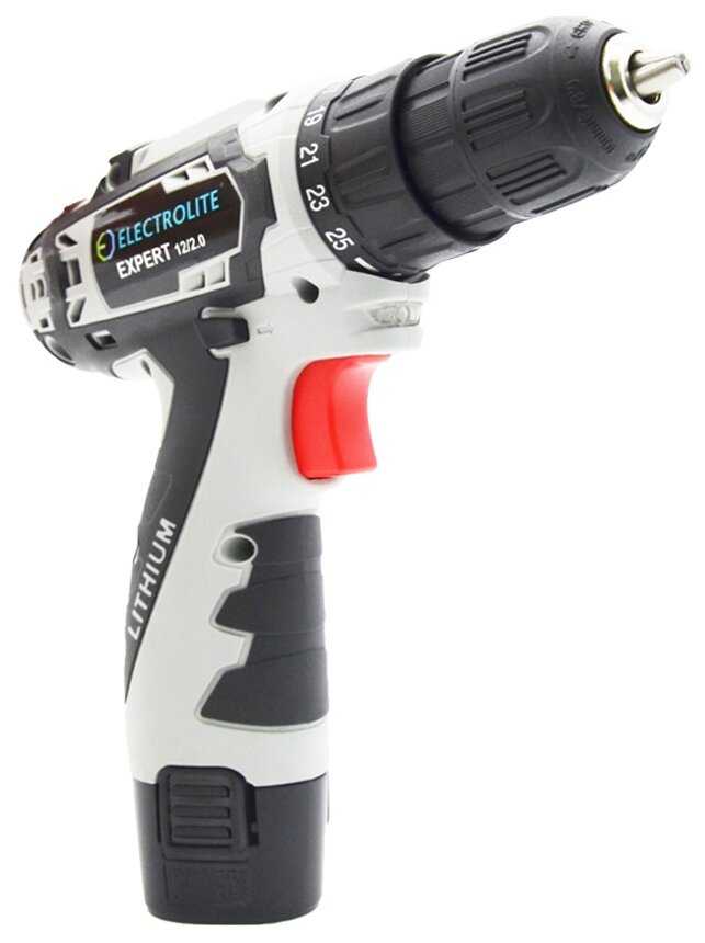 Аккумуляторная дрель-шуруповерт Electrolite Expert 12/2.0 фотография 2